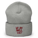 xAcceptiion "We Are  ̶N̶O̶T̶ a Cult" Embroidered Beanie