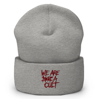 xAcceptiion "We Are  ̶N̶O̶T̶ a Cult" Embroidered Beanie