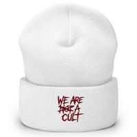 xAcceptiion "We Are  ̶N̶O̶T̶ a Cult" Embroidered Beanie