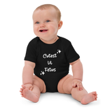 "Cutest lil Fetus" Organic Cotton Baby Bodysuit