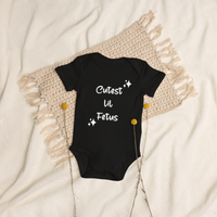 "Cutest lil Fetus" Organic Cotton Baby Bodysuit