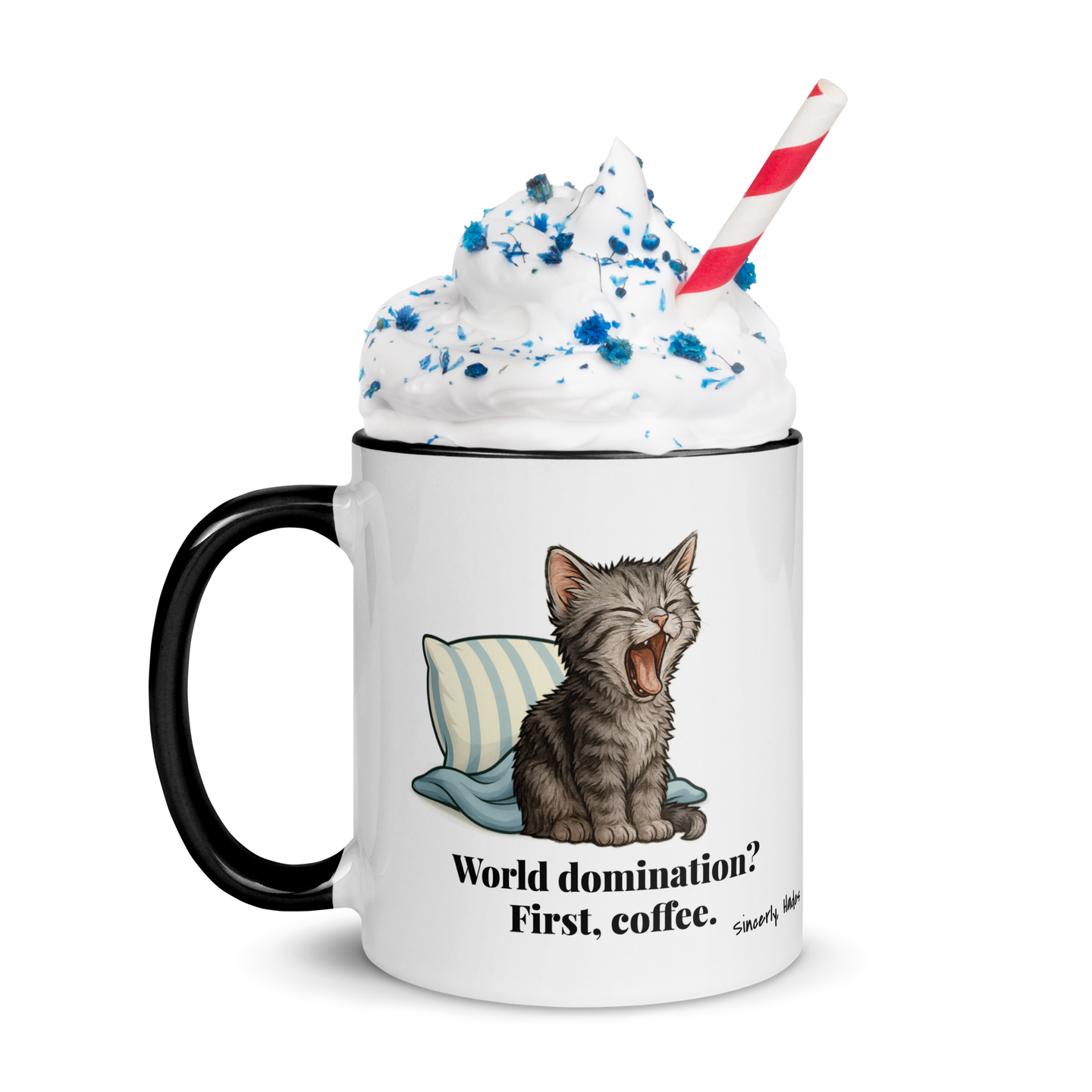 Hades Mug - World Domination? First, coffee.
