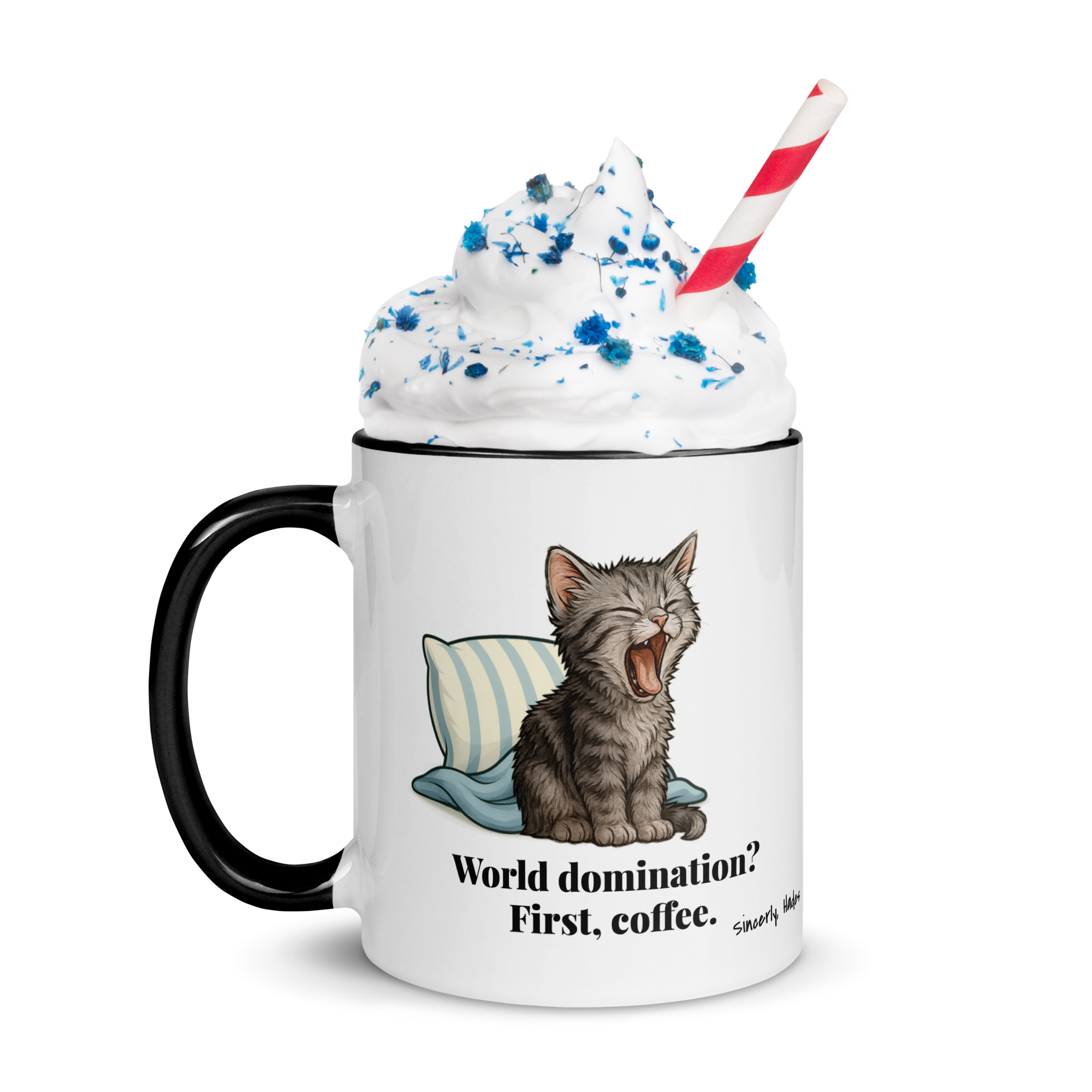 Hades Mug - World Domination? First, coffee.