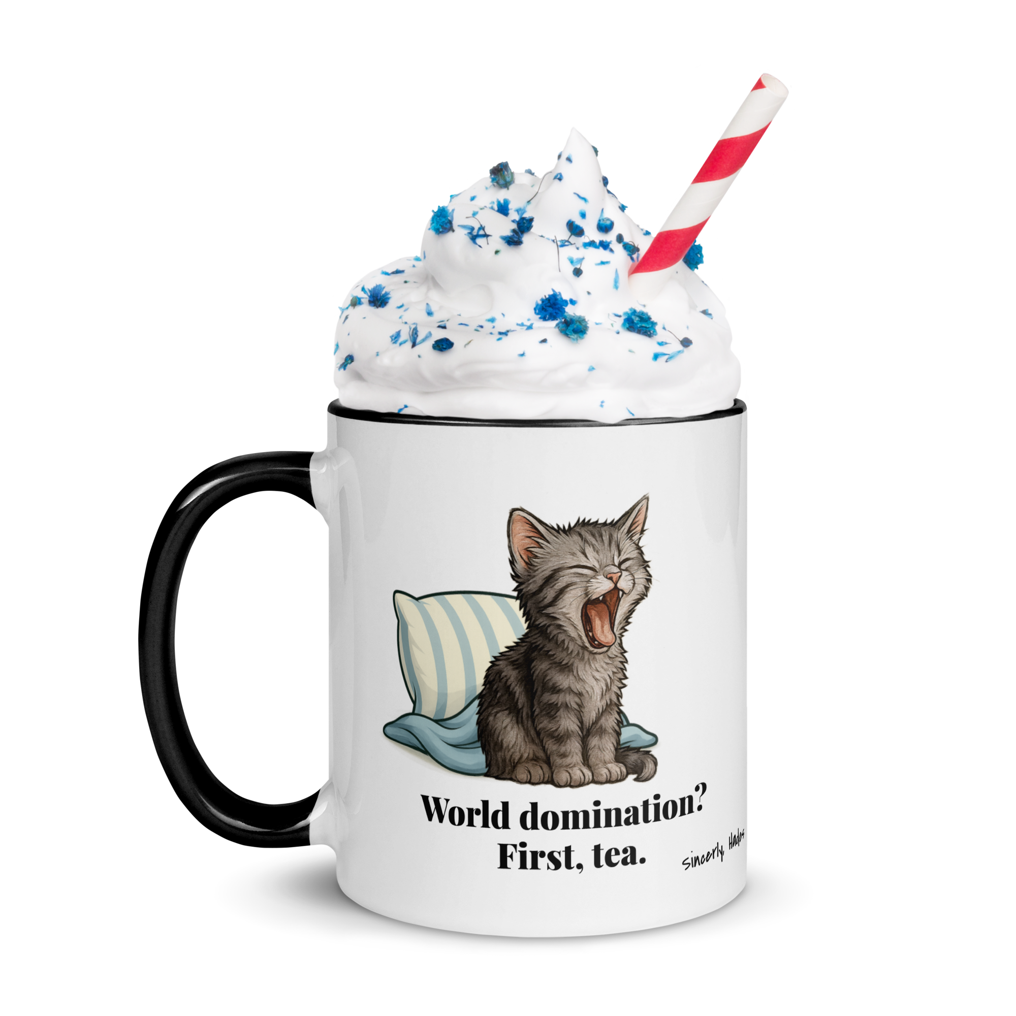 Hades Mug - World domination? First, tea.