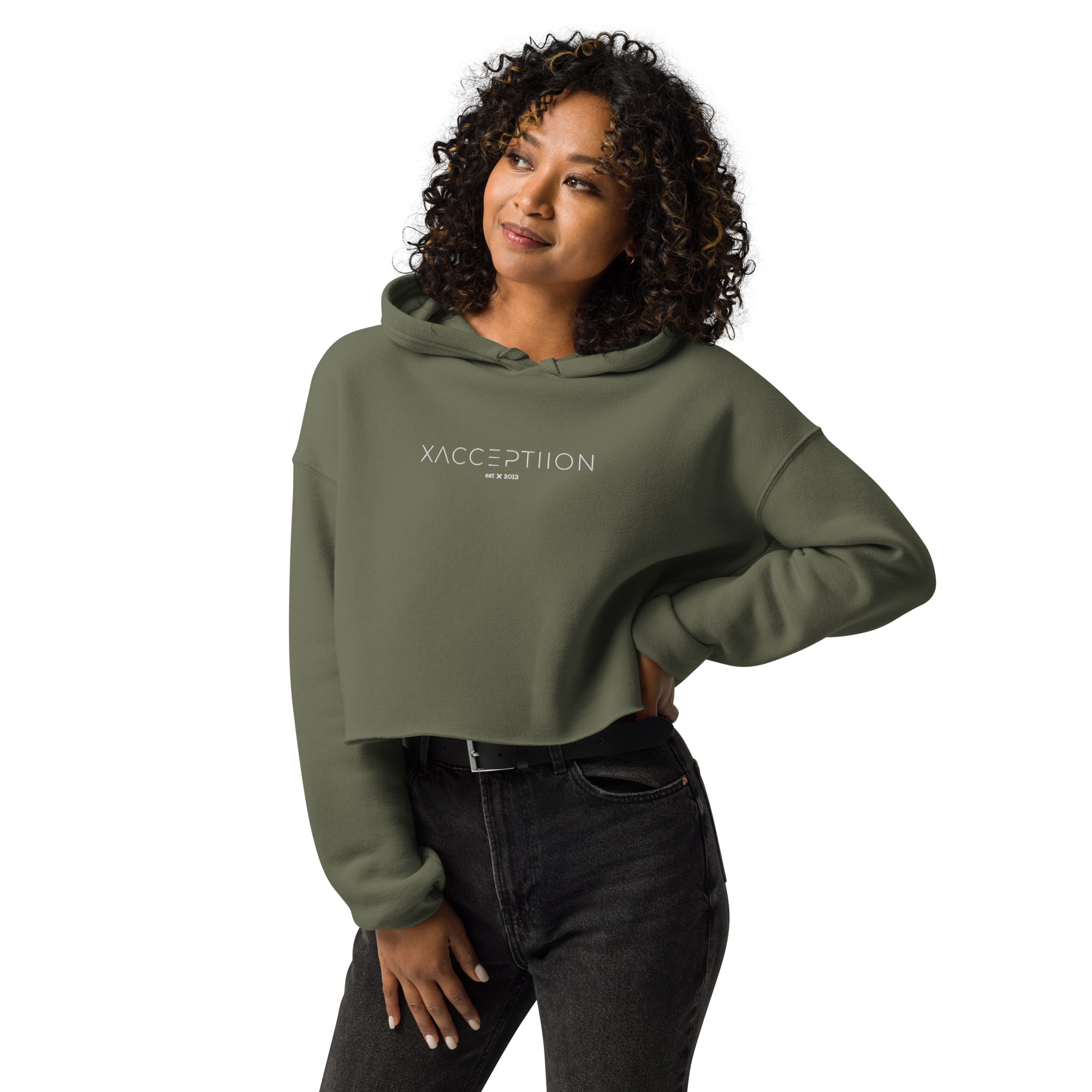 xAcceptiion © Original Crop Hoodie