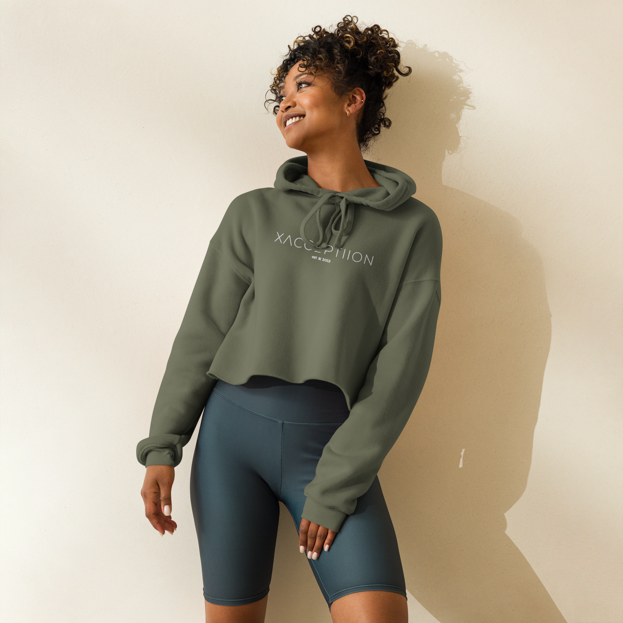 xAcceptiion © Original Crop Hoodie